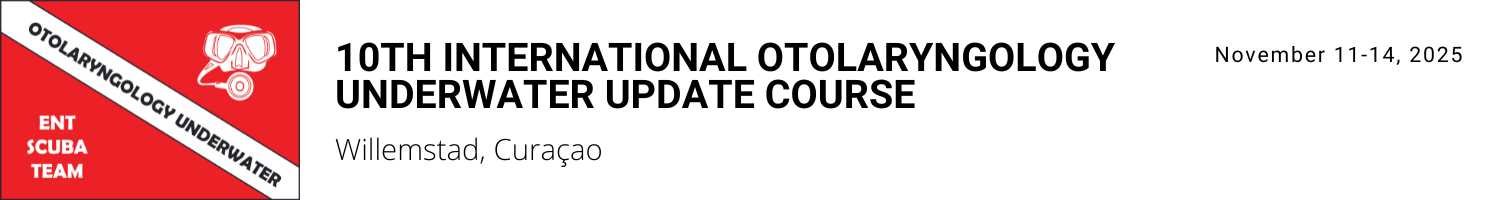 10th International Otolaryngology Underwater Update Course Banner